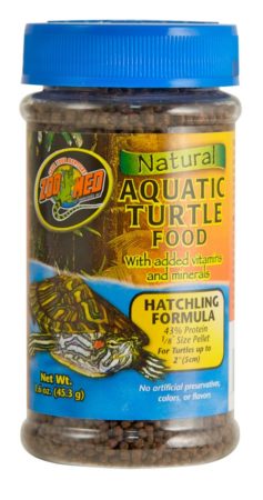 Zoo Med Natural Aquatic Turtle Food – Hatchling Formula, 1.6oz