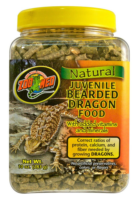 Zoo Med Natural Bearded Dragon Food – Juvenile Formula, 10oz