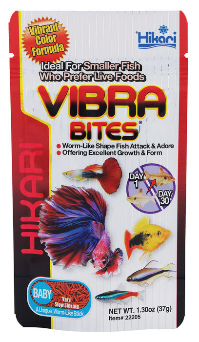 Hikari Vibra Bites Fish Food Baby 1.3 oz