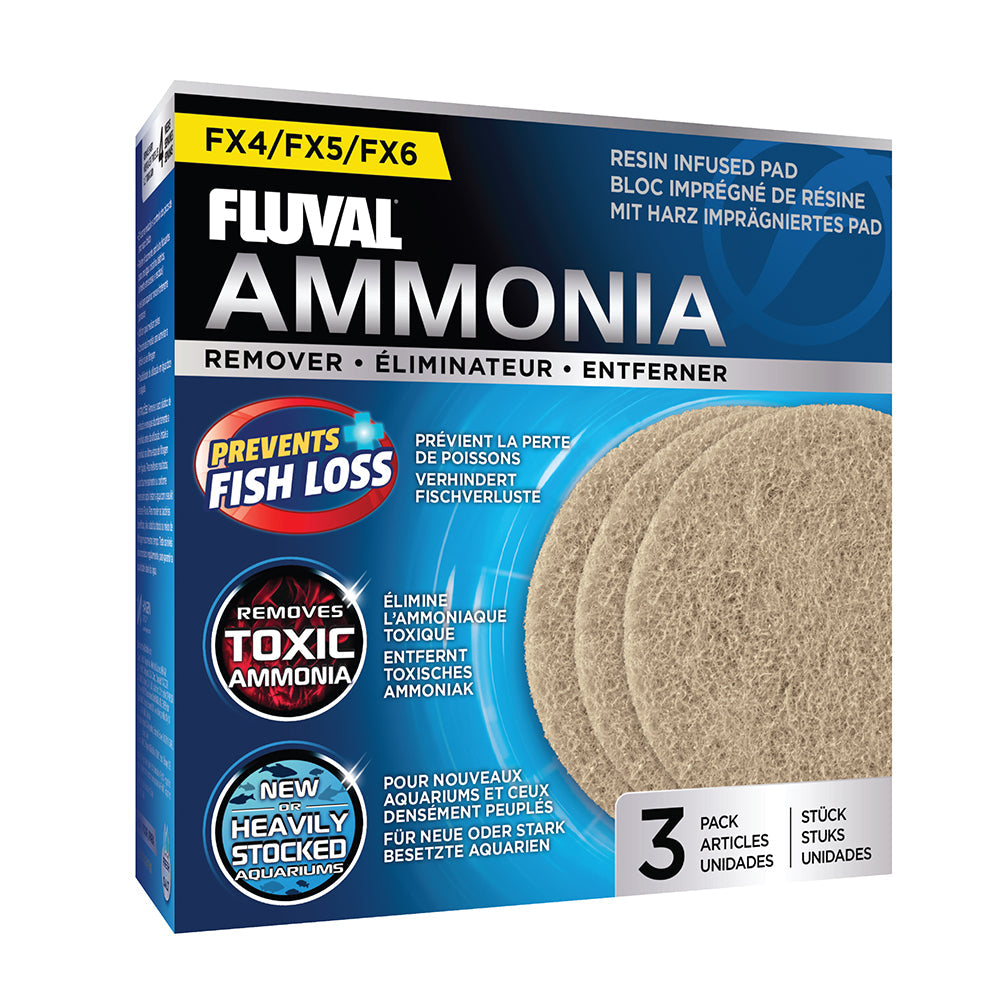Fluval FX4/FX5/FX6 Ammonia Remover Pad, 3pk