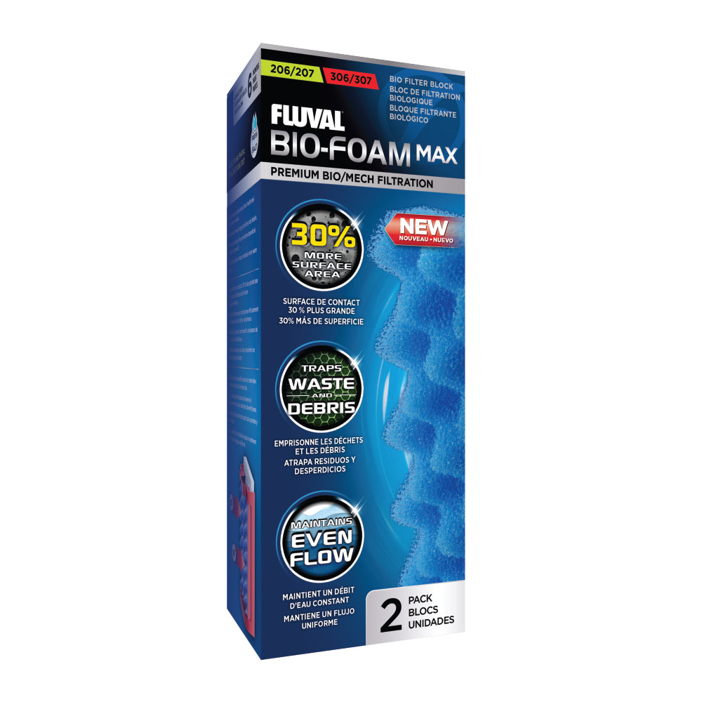 Fluval 206/207-306/307 Blue BioFoam MAX, 2pcs