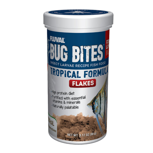 Fluval Bug Bites Tropical Flakes 3.17oz