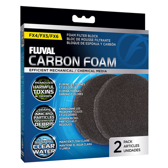 Fluval FX5/FX6 Carbon Foam Pad, 2pk