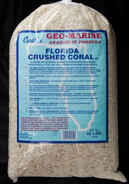CRS Sand FL Crushed Coral 40# (Geo-Marine)