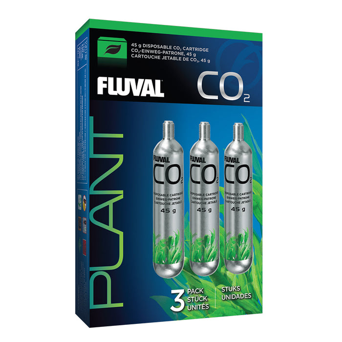 Fluval 1.6oz CO2 Disposable Cartridge 3pk (45g)