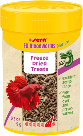 Sera FD Bloodworms Nature 0.3oz