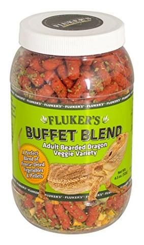 Fluker's Buffet Blend for Adult Bearded Dragons - Veggie Variety, 7oz