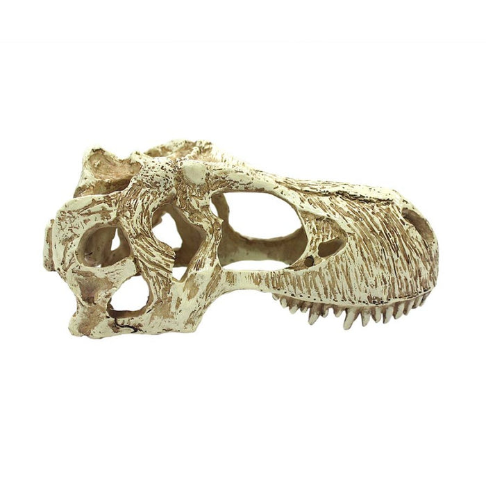 Komodo T-Rex Skull Reptile Hideout Tan LG