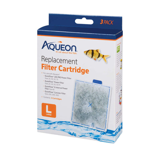 Aqueon Replacement Filter Cartridges, Large - 3 pk