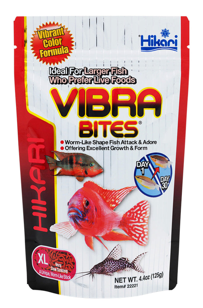 Hikari Vibra Bites Tropical Fish Food 4.4 oz, XL