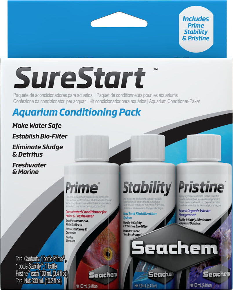 Seachem SureStart Aquarium Conditioning Pack 3pk