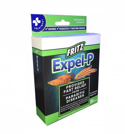 Fritz Expel-P Parasitic Fish Medication 20 ct