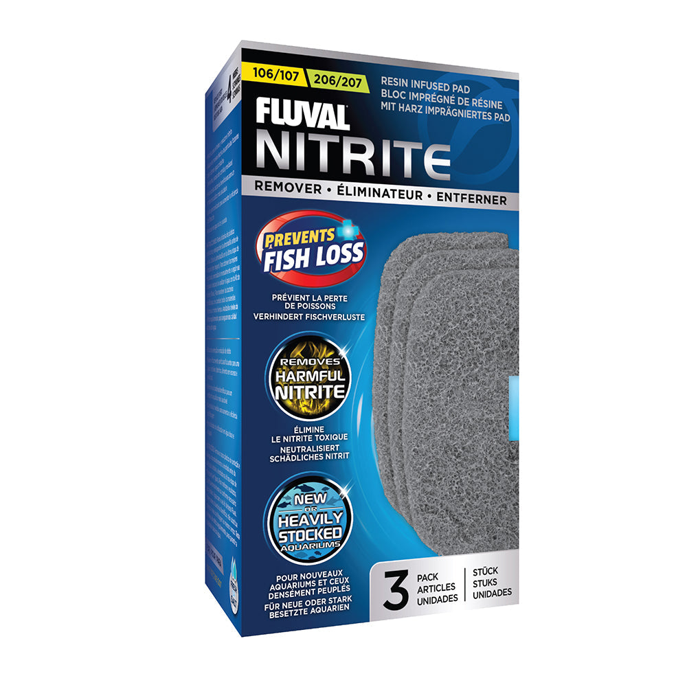 Fluval 106/107/206/207 Nitrate Remover Pad, 3pk