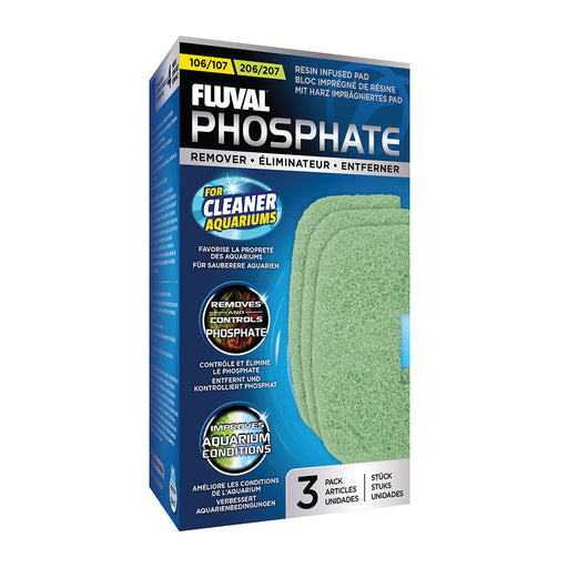 Fluval 106/107/206/207 Phosphate Remover Pad, 3pk