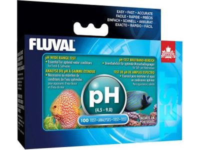 Fluval pH Wide Range Test Kit, Fresh/Salt