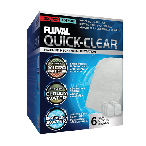 Fluval Fine Filter Pad 306/307 406/407 (Quick Clear, Water Polishing Pads)