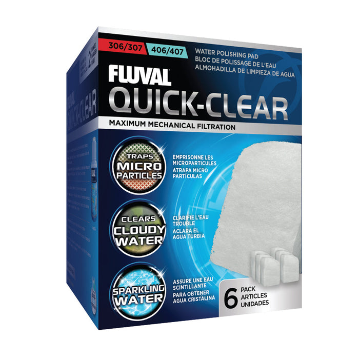 Fluval Fine Filter Pad 306/307 406/407 (Quick Clear, Water Polishing Pads)
