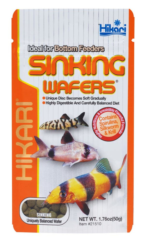 Hikari Sinking Wafers Rapidly Sinking Wafer Fish Food 1.76 oz