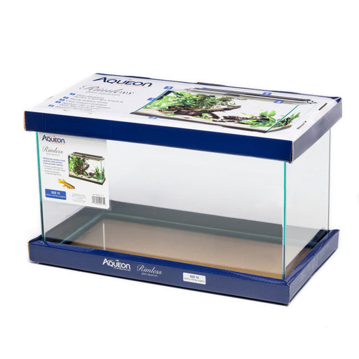 Aqueon Rimless Rectangle Aquarium 1ea/10