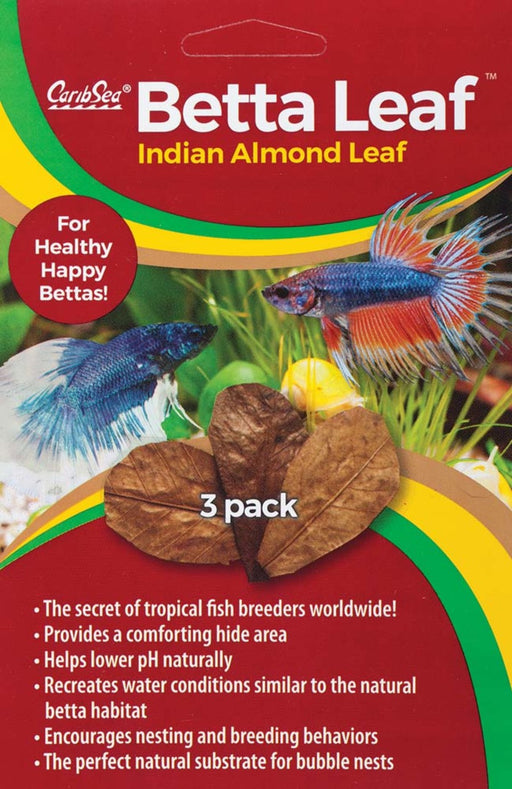 CaribSea Betta Leaf Indian Almond Leaf 1ea/3 pk